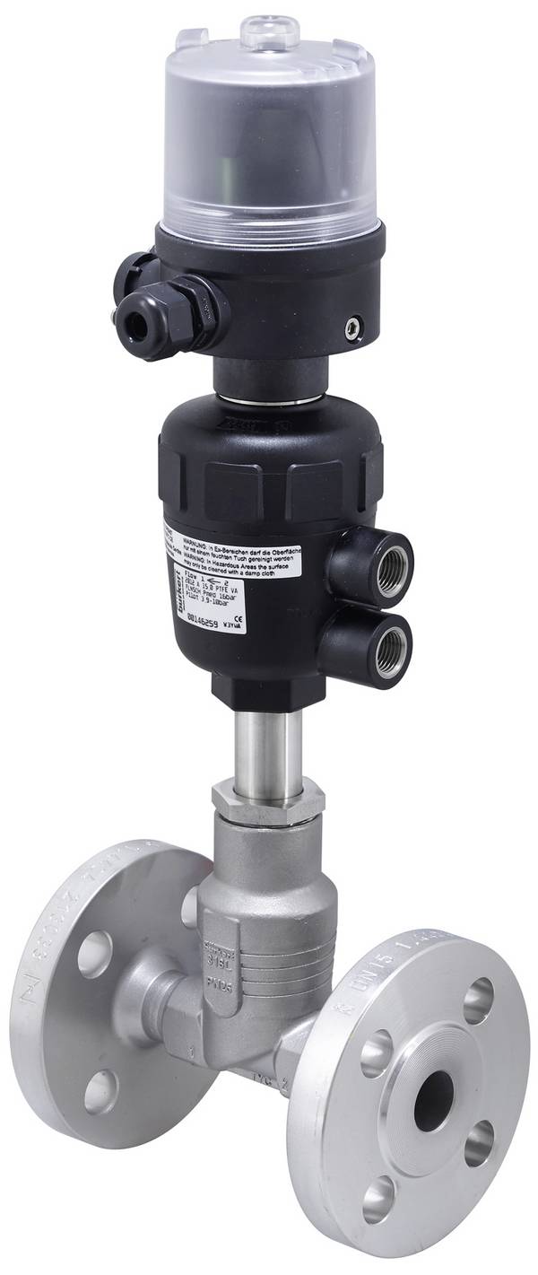 Bürkert Prozess-Stellsystem mit Steuerkopf 295568 8801  Gehäusematerial Edelstahl Dichtungsmaterial PTFE 1 St.
