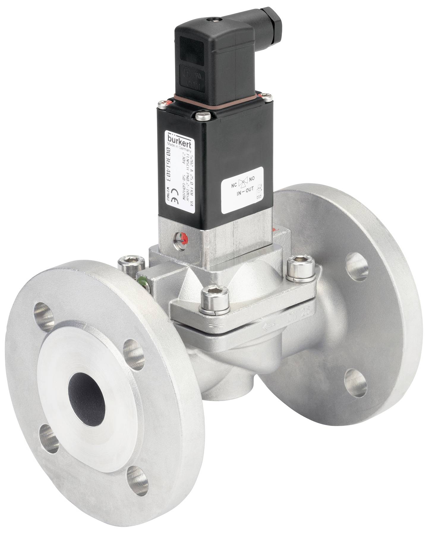 Bürkert Servogesteuertes Ventil 361407 5282 24 V 1 St.