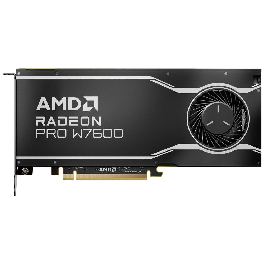 AMD AMD Radeon Pro W7600 Videokaart 8 GB GDDR6-SDRAM PCIe x16 DisplayPort