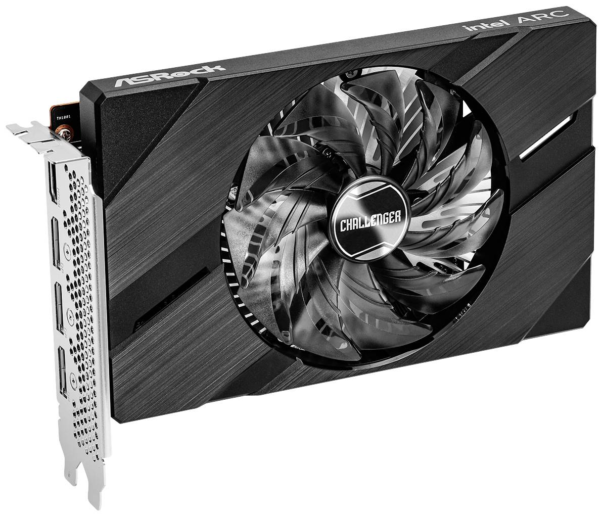 ASRock Grafikkarte Intel Arc™ A380 Challenger ITX OC 6 GB GDDR6-RAM PCIe x8 DisplayPort, HDMI® Übertaktet / Overclocked-1