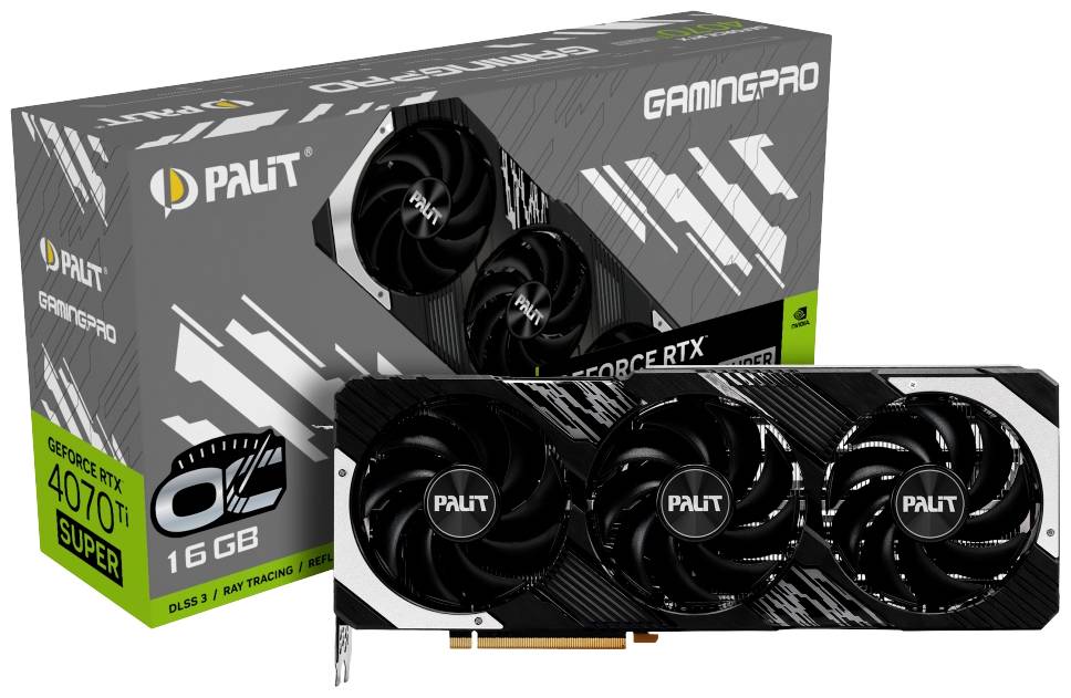 PALIT GeForce RTX 4070 Ti SUPER GamingPro OC 16GB