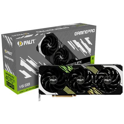 Palit Grafikkarte Nvidia GeForce RTX 4070 Ti SUPER GamingPro  16 GB GDDR6X-RAM PCIe x16  HDMI®, DisplayPort RGB Beleucht