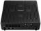 Schwarzer Mini-PC mit Hexagon-Muster oben, mehreren Anschlüssen vorne: 2 DisplayPort, 2 HDMI, 2 USB, Audioanschlüsse.