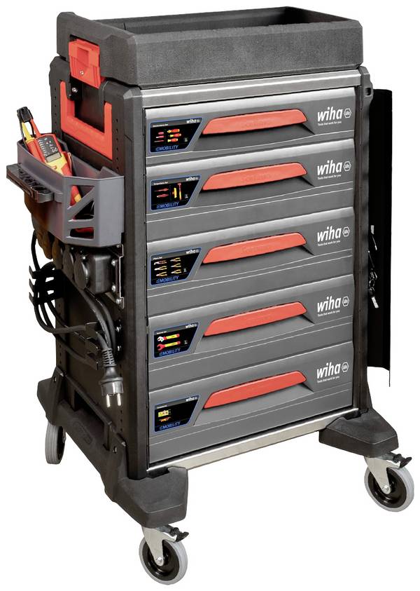 Wiha 45801 Werkstattwagen  Herstellerfarbe: Grau, Rot