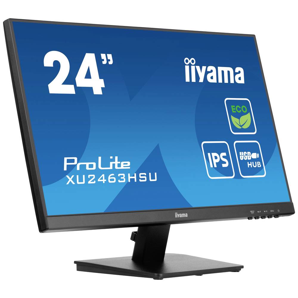 Iiyama ProLite Green Choice LED-monitor Energielabel B (A - G) 60.5 cm (23.8 inch) 1920 x 1080 Pixel 16:9 3 ms HDMI, DisplayPort, Hoofdtelefoon (3.5 mm