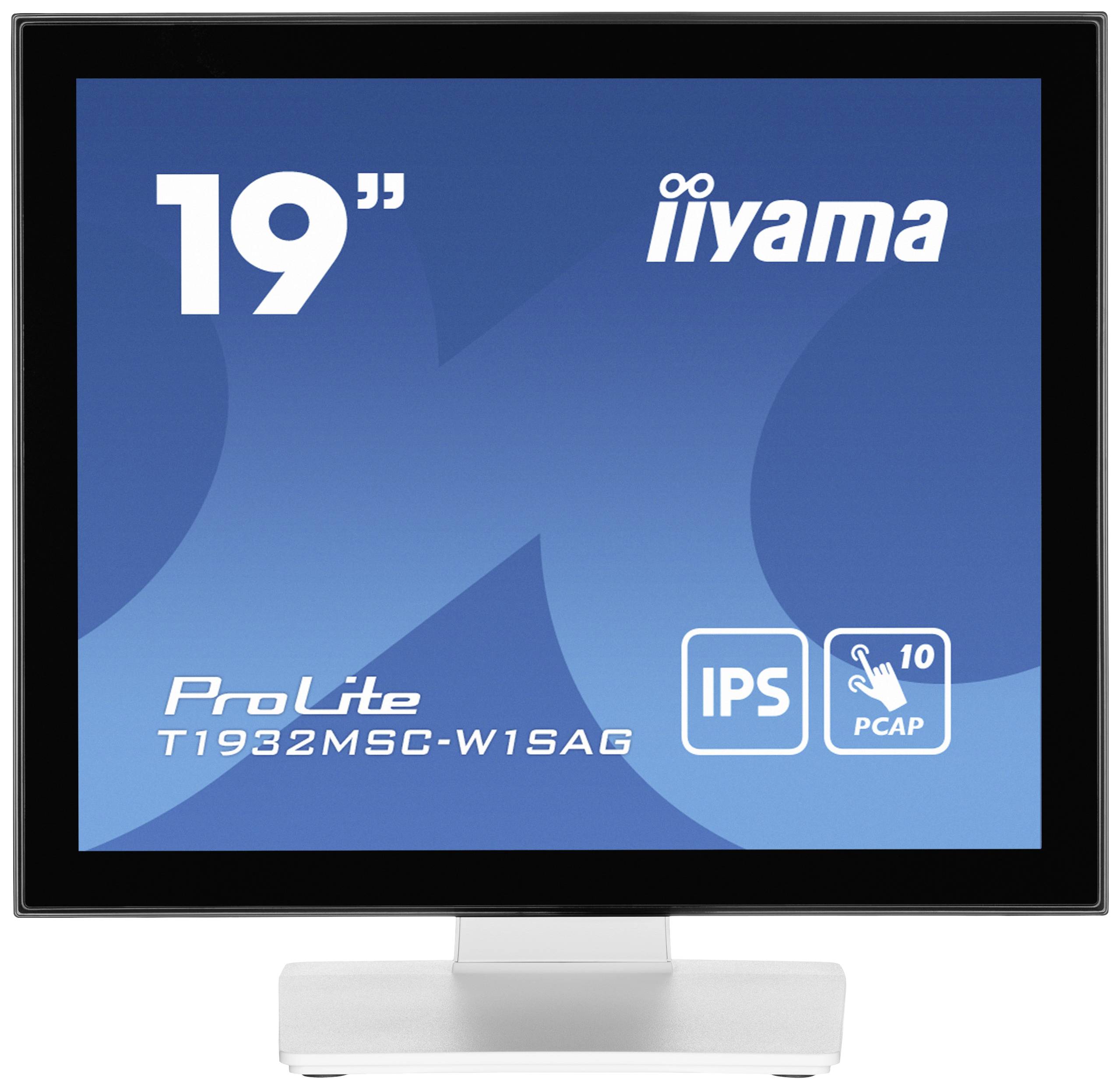 Monitor mit 19 Zoll Bildschirmdiagonale von iiyama. Modell: ProLite T1932MSC-W1SAG. Features: IPS-Display, 10-Punkt-Touch.