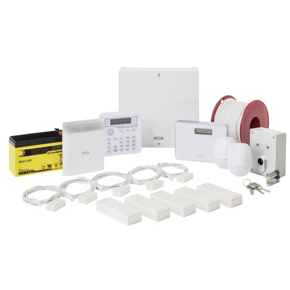 ABUS AZAA10300 Terxon SX Alarmsysteemset Aantal alarmzones 8x kabelgebonden, 1x sabotagezone