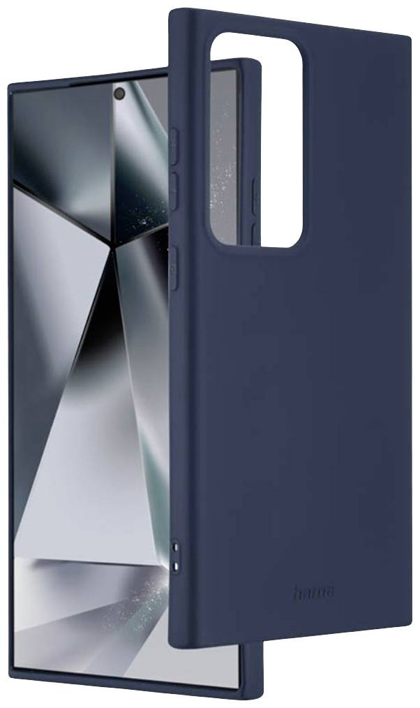 HAMA Fantastic Feel Backcover Samsung Galaxy S24 Ultra Blau Induktives Laden