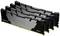 Vier schwarze DDR4-RAM-Module der Marke 'Kingston Fury Renegade' sind in einer schrägen Anordnung dargestellt.