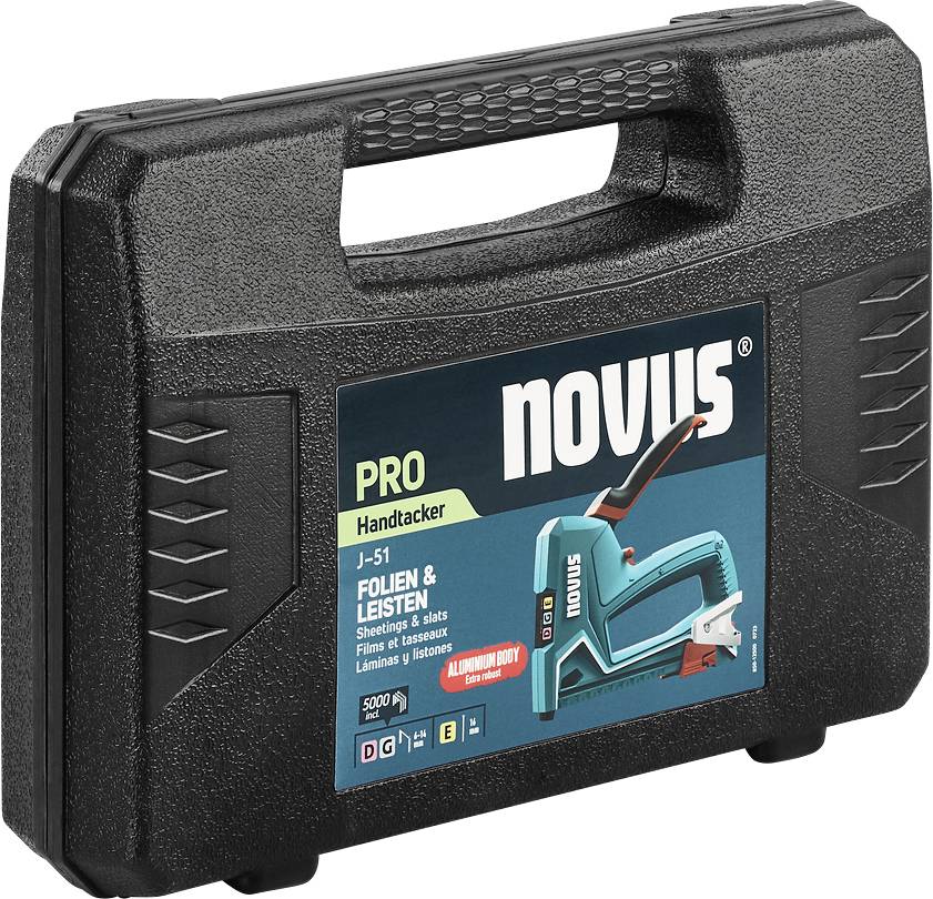 Novus Tools J-51 Set 030-0470 Handtacker Klammerntyp Typ 53F Klammernlänge 6 - 14 mm