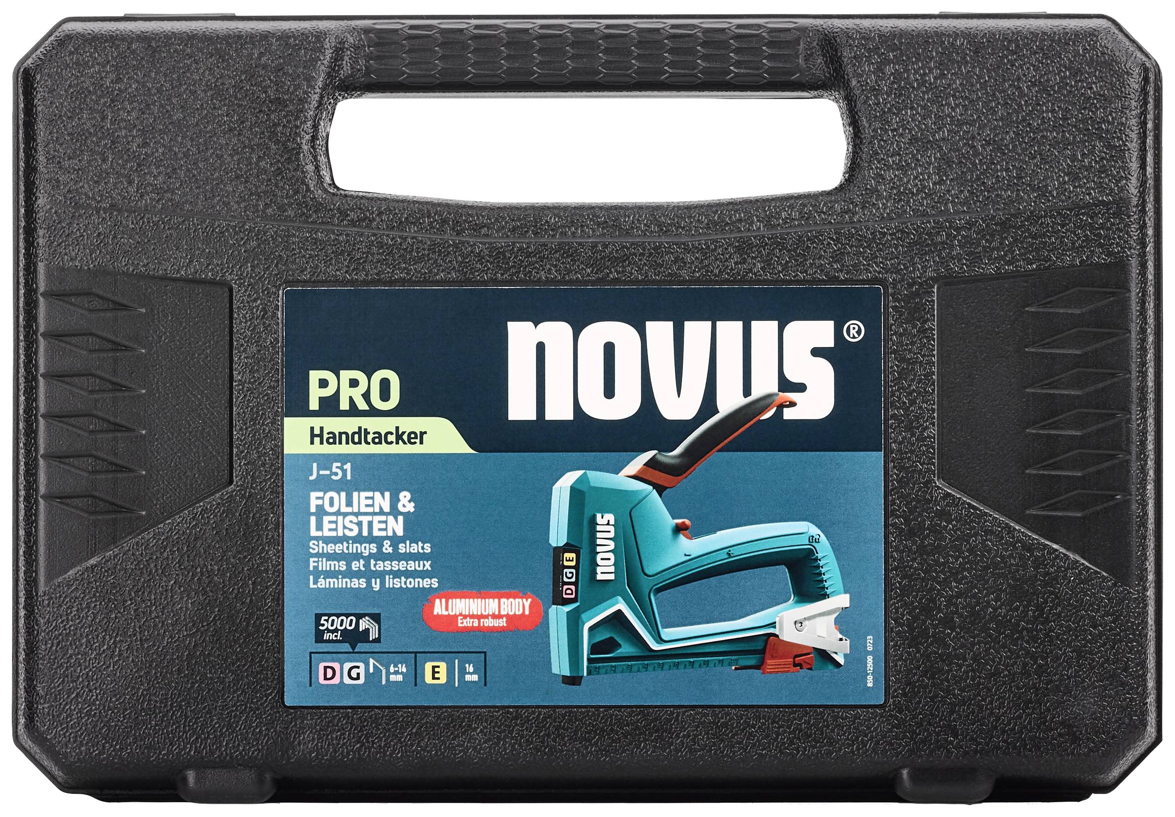 Novus Tools J-51 Set 030-0470 Handtacker Klammerntyp Typ 53F Klammernlänge 6 - 14 mm-14