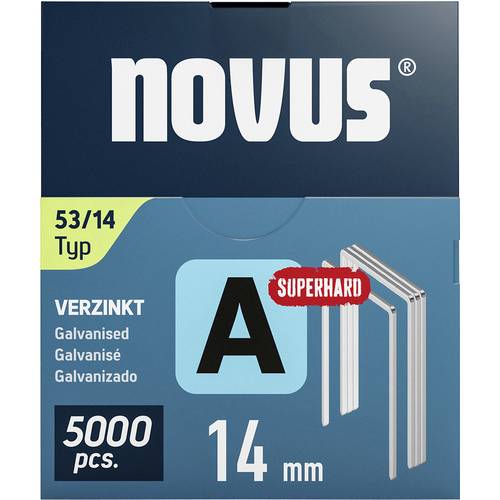 Novus Tools 042-0764 Feindrahtklammern Typ 53 5000 St. Abmessungen (L x B) 14 mm x 11.3 mm