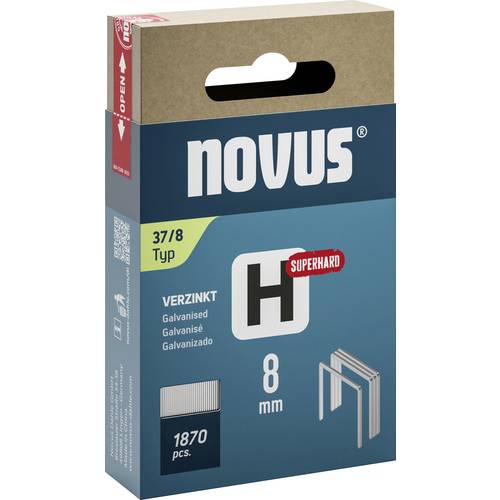 Novus Tools 042-0785 Feindrahtklammern Typ 37 1870 St. Abmessungen (L x B) 8 mm x 10.6 mm