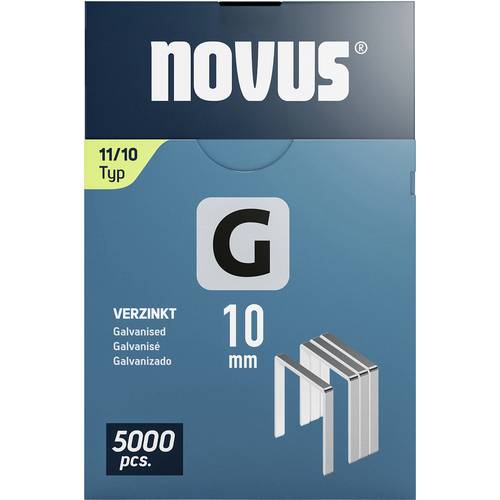 Novus Tools 042-0767 Flachdrahtklammern Typ 11 5000 St. Abmessungen (L x B) 10 mm x 10.6 mm