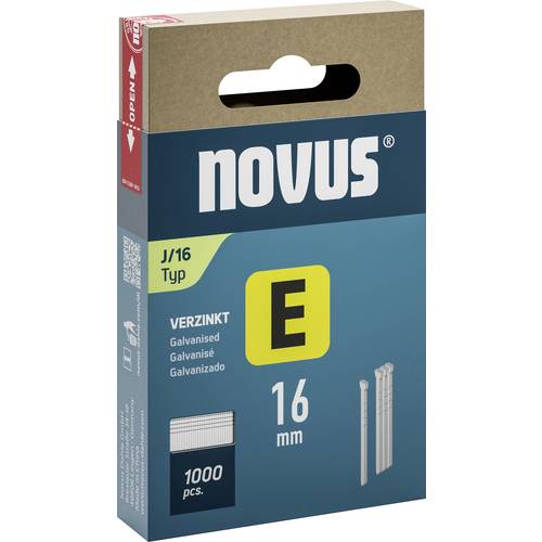 Thumbnail - Novus Tools 044-0089 Tackernägel Typ J Produktabmessung, Länge 16 mm 1000 St.