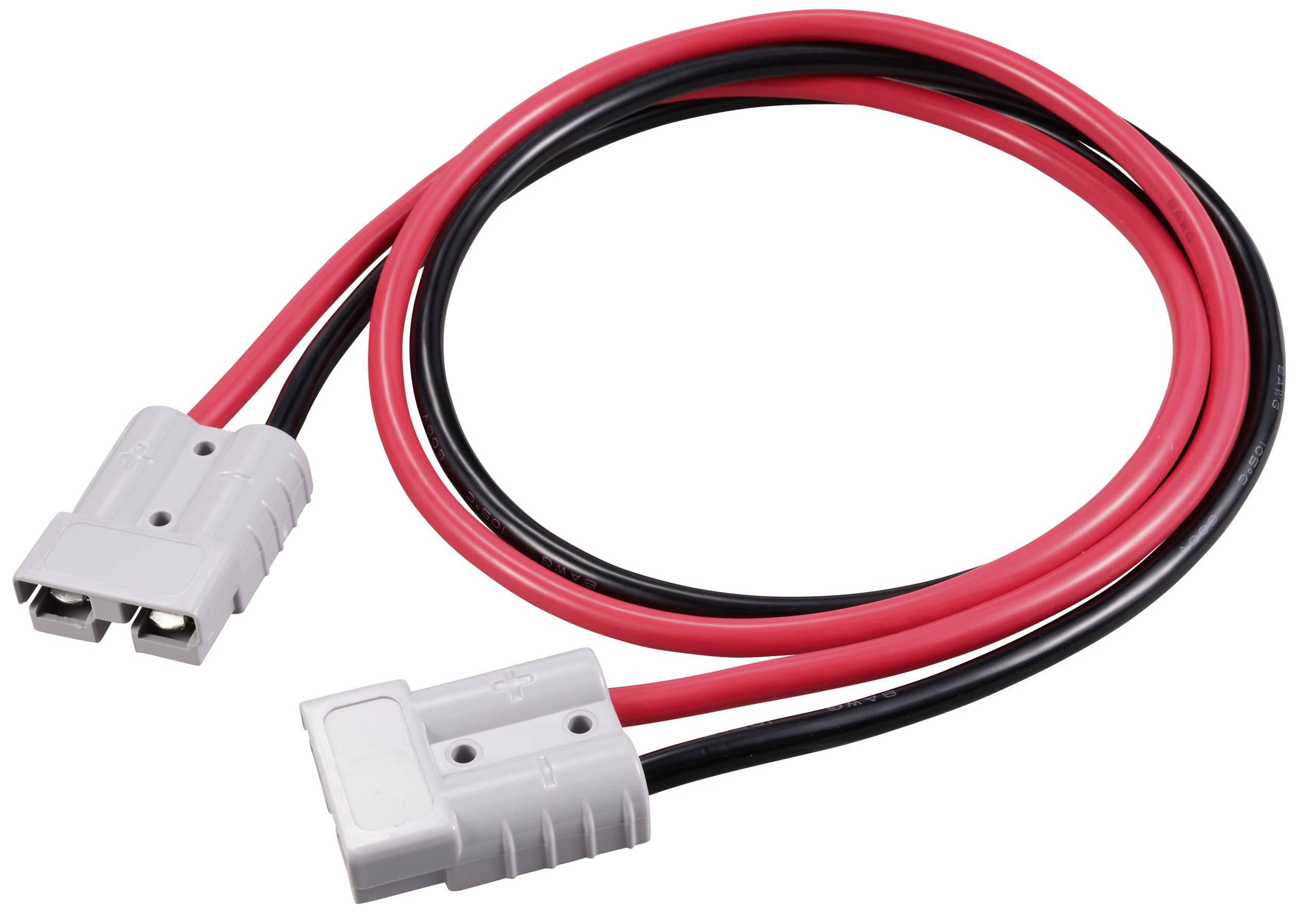 Hochstrom Batteriesteckverbinder Verlängerungskabel 1000 mm TC-12195680 Schwarz, Rot TRU COMPONENTS Inhalt: 1 St.