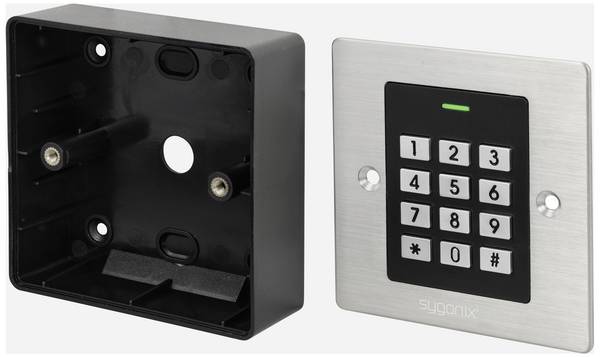 Sygonix SY-6097866 Code-Tastatur mit RFID Unterputz 12 V/DC, 18 V/DC IP66