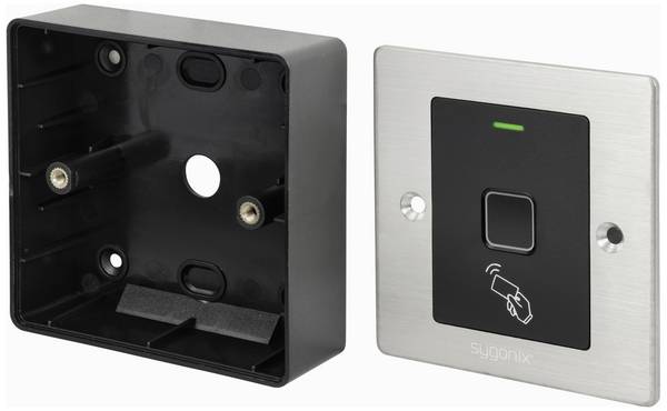 Sygonix SY-6097868 Fingerprint/RFID Zugangssystem Unterputz 12 V/DC, 18 V/DC IP66