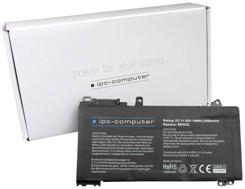 ipc-computer Notebook-Akku RE03 REPLACE 11.55 V 3500 mAh HP