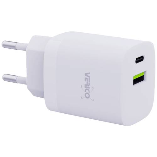 Verico Mojo 30W GaN 2 USB Ladegerät 30 W 1x USB-A, 1x USB-C® Weiß Innenbereich