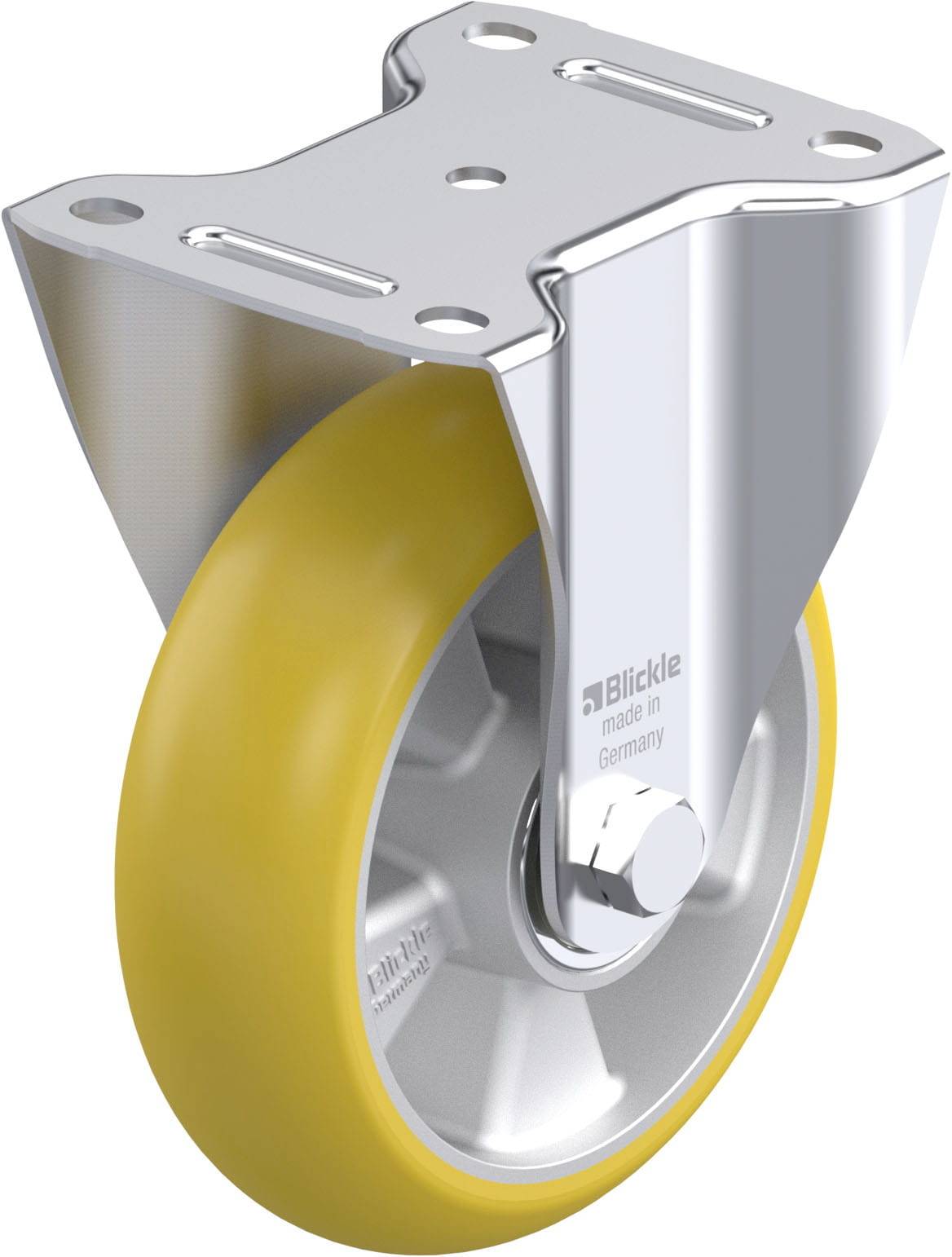 Blickle 845021 B-ALTH 160K-CO Stahlblech-Bockrolle Rad-Durchmesser: 160 mm Tragfähigkeit (max.): 400 kg 1 St.