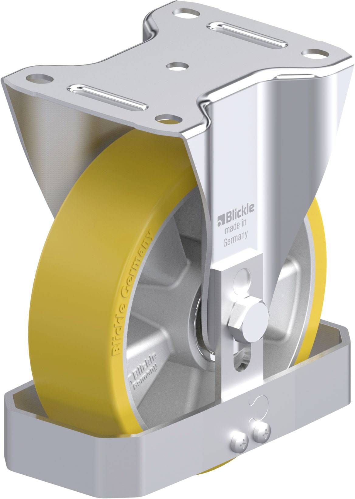 Blickle 742161 B-ALTH 160K-FS Stahlblech-Bockrolle Rad-Durchmesser: 160 mm Tragfähigkeit (max.): 400 kg 1 St.