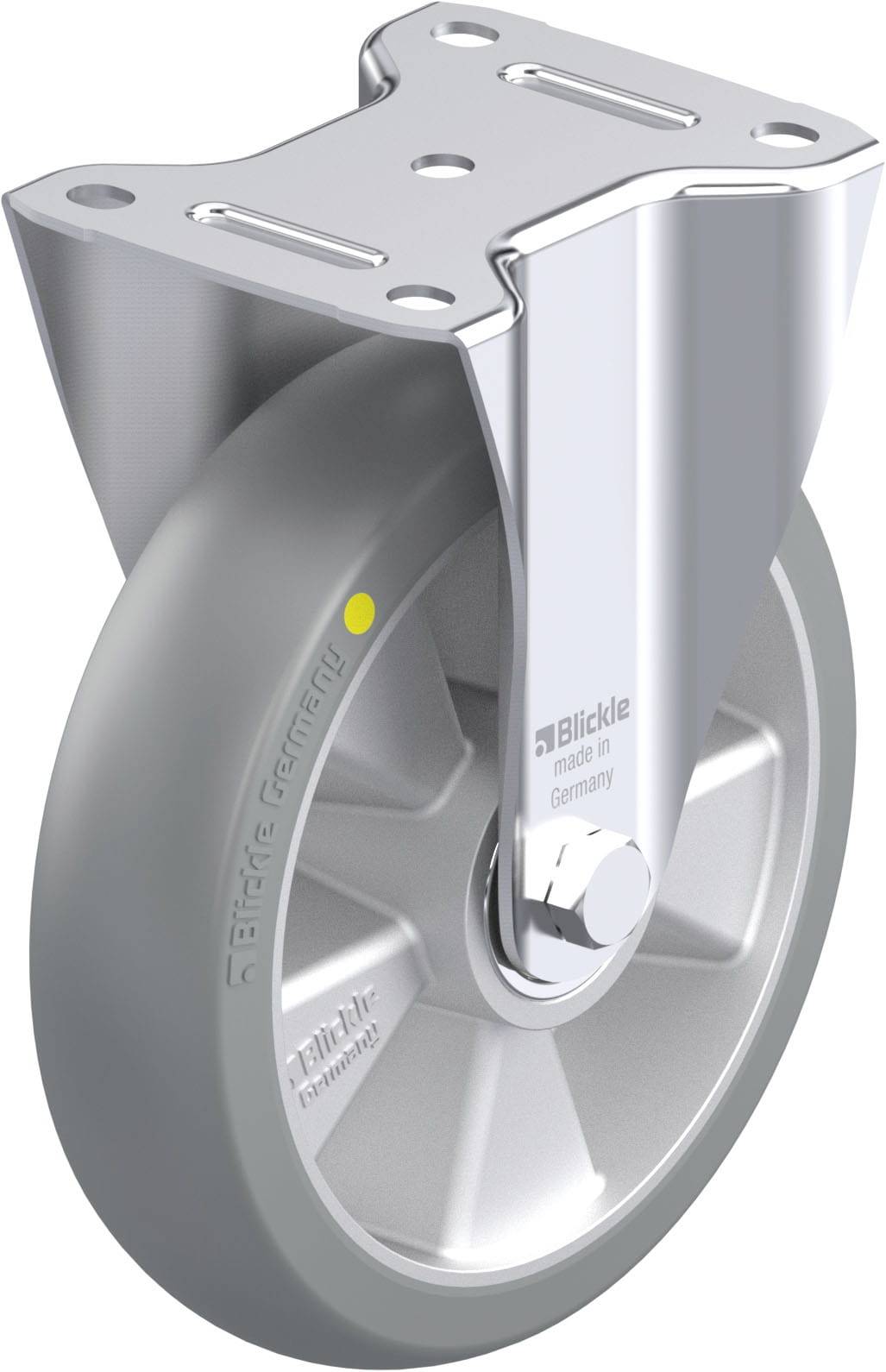 Blickle 936594 B-ALTH 200K-AS-CO Stahlblech-Bockrolle Rad-Durchmesser: 200 mm Tragfähigkeit (max.): 400 kg 1 St.