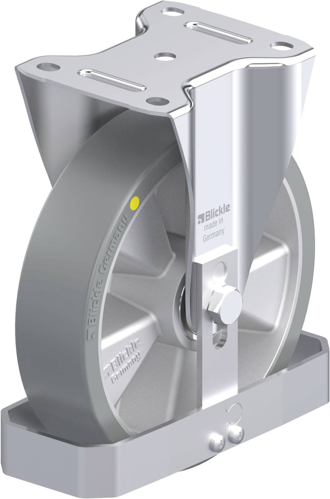 Blickle 932634 B-ALTH 200K-AS-FS Stahlblech-Bockrolle Rad-Durchmesser: 200 mm Tragfähigkeit (max.): 400 kg 1 St.