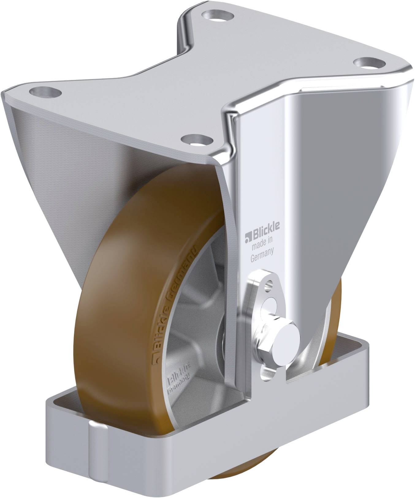 Blickle 939589 BH-ALB 125K-3-FS Stahlblech-Bockrolle Rad-Durchmesser: 125 mm Tragfähigkeit (max.): 550 kg 1 St.