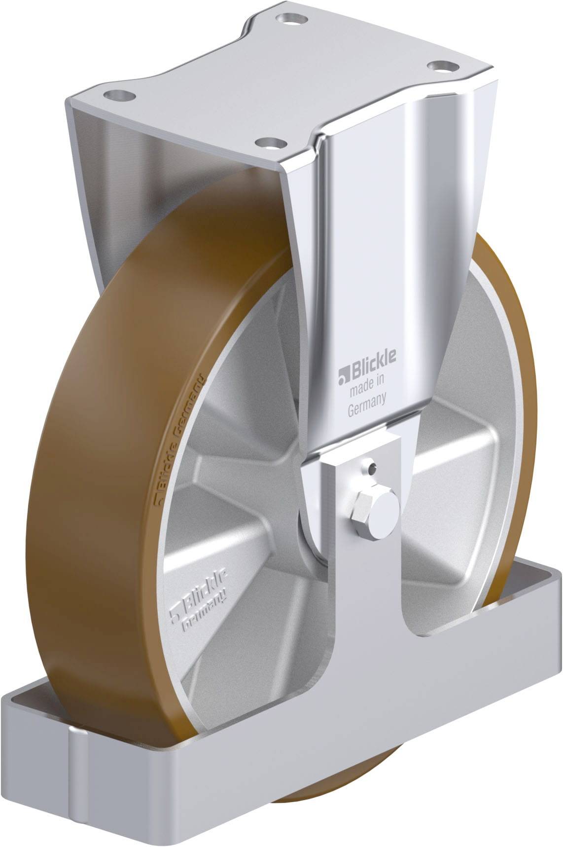 Blickle 939592 BH-ALB 250K-FS Stahlblech-Bockrolle Rad-Durchmesser: 250 mm Tragfähigkeit (max.): 900 kg 1 St.