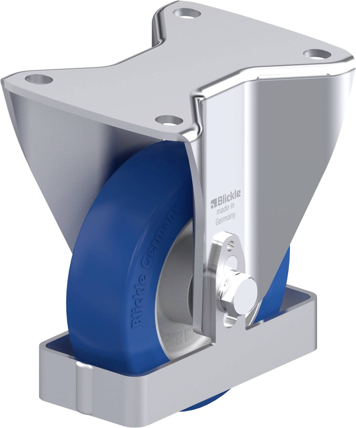 Blickle 947847 BH-ALBS 125K-3-FS Stahlblech-Bockrolle Rad-Durchmesser: 125 mm Tragfähigkeit (max.): 370 kg 1 St.