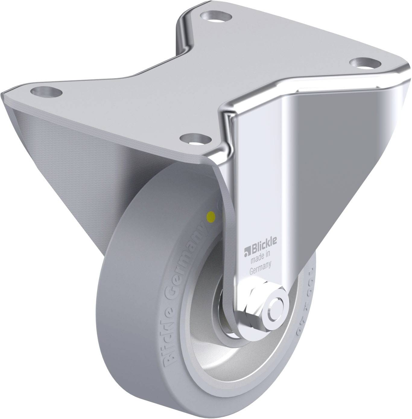 Blickle 918015 BH-ALEV 100K-3-SG-AS Stahlblech-Bockrolle Rad-Durchmesser: 100 mm Tragfähigkeit (max.): 200 kg 1 St.