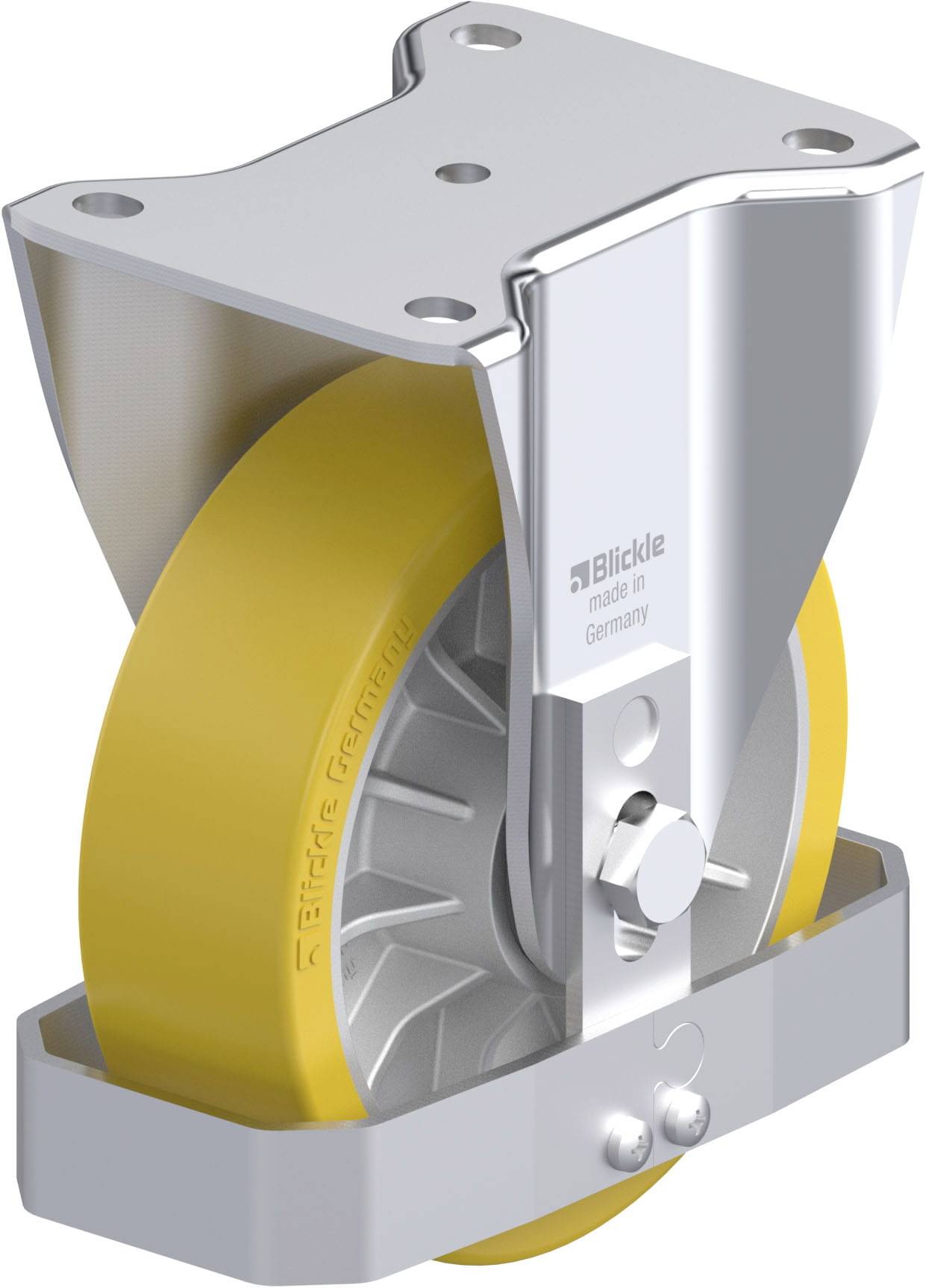 Blickle 939371 BH-ALTH 162K-FS Stahlblech-Bockrolle Rad-Durchmesser: 160 mm Tragfähigkeit (max.): 900 kg 1 St.