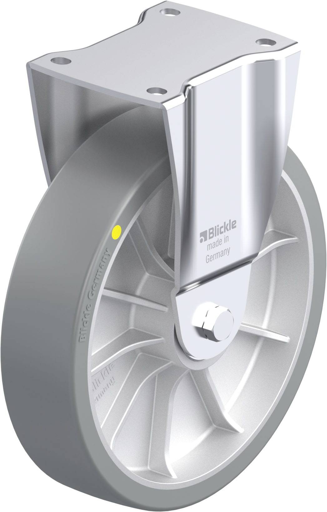 Blickle 936653 BH-ALTH 252K-AS Stahlblech-Bockrolle Rad-Durchmesser: 250 mm Tragfähigkeit (max.): 900 kg 1 St.