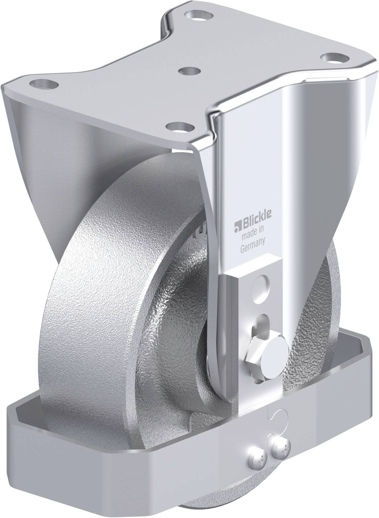 Blickle 930206 BH-G 150K-FS Stahlblech-Bockrolle Rad-Durchmesser: 150 mm Tragfähigkeit (max.): 900 kg 1 St.