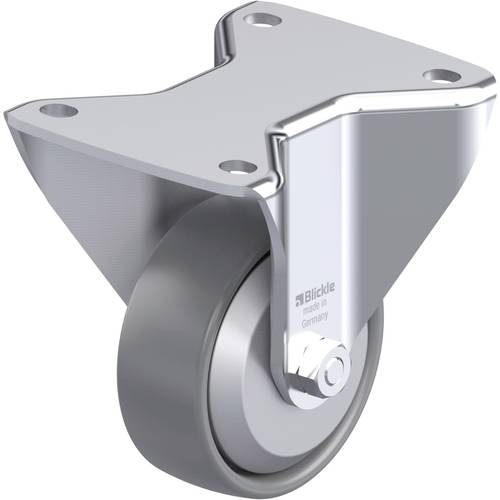 Thumbnail - Blickle 946569 BH-PO 100G-3-ELS-FA Stahlblech-Bockrolle Rad-Durchmesser: 100 mm Tragfähigkeit (max.): 280 kg 1 St.