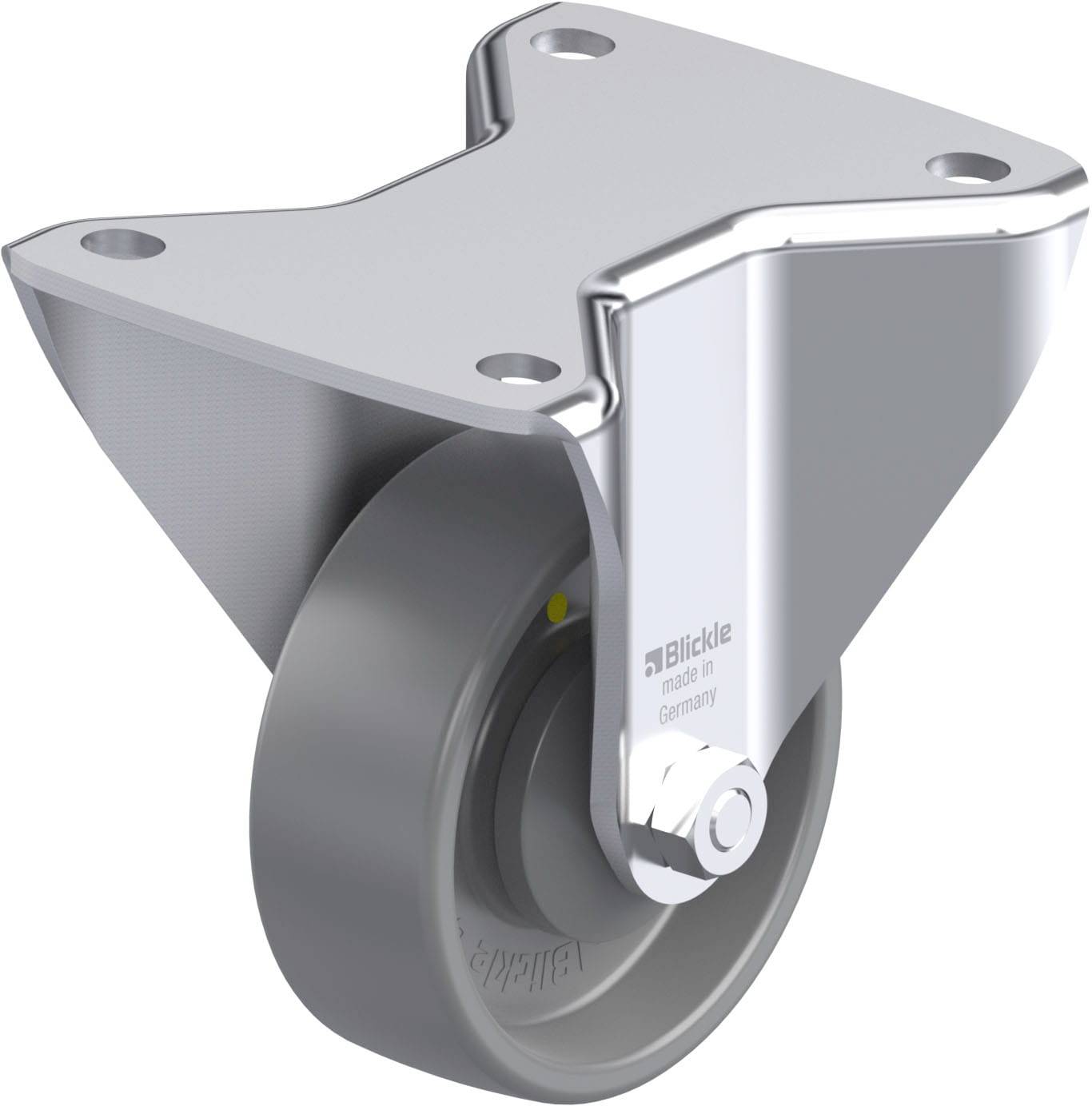 Blickle 936973 BH-PO 100KA-3-ELS Stahlblech-Bockrolle Rad-Durchmesser: 100 mm Tragfähigkeit (max.): 280 kg 1 St.