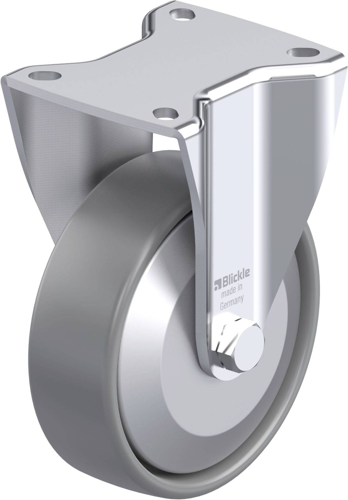 Blickle 946575 BH-PO 125G-1-ELS-FA Stahlblech-Bockrolle Rad-Durchmesser: 125 mm Tragfähigkeit (max.): 300 kg 1 St.