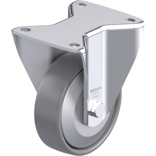 Thumbnail - Blickle 946577 BH-PO 125G-3-ELS-FA Stahlblech-Bockrolle Rad-Durchmesser: 125 mm Tragfähigkeit (max.): 300 kg 1 St.