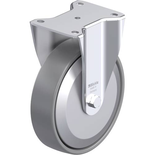 Thumbnail - Blickle 946591 BH-PO 200G-ELS-FA Stahlblech-Bockrolle Rad-Durchmesser: 200 mm Tragfähigkeit (max.): 600 kg 1 St.