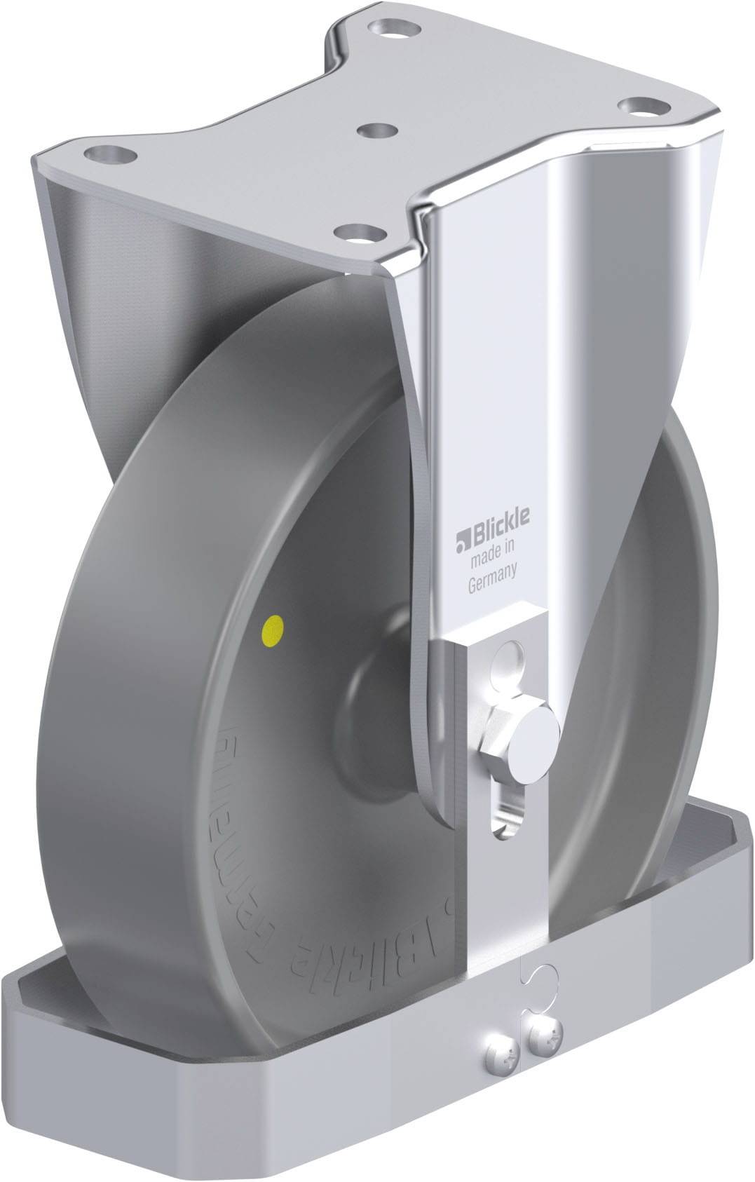 Blickle 939878 BH-PO 200G-ELS-FS Stahlblech-Bockrolle Rad-Durchmesser: 200 mm Tragfähigkeit (max.): 600 kg 1 St.