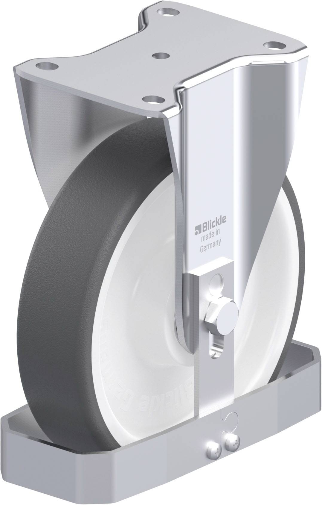 Blickle 896487 BH-POTH 200K-FS Stahlblech-Bockrolle Rad-Durchmesser: 200 mm Tragfähigkeit (max.): 800 kg 1 St.