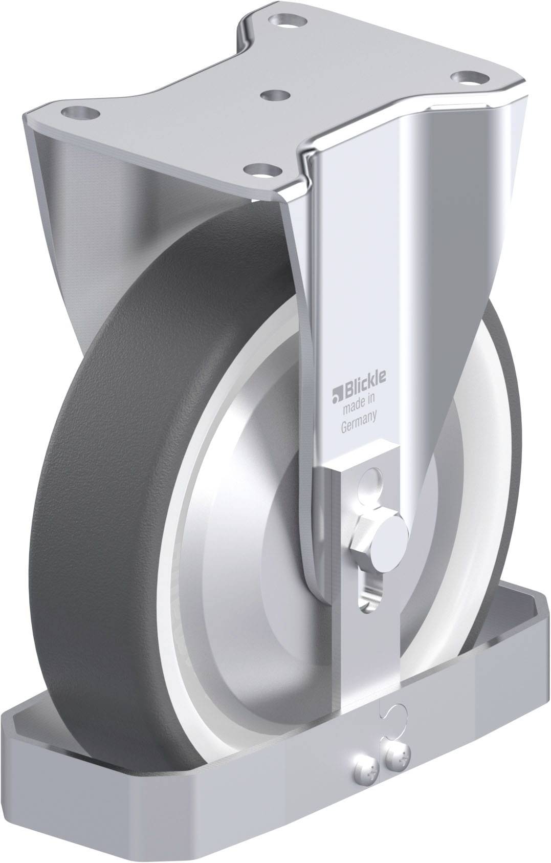 Blickle 939065 BH-POTH 200R-FA-FS Stahlblech-Bockrolle Rad-Durchmesser: 200 mm Tragfähigkeit (max.): 600 kg 1 St.