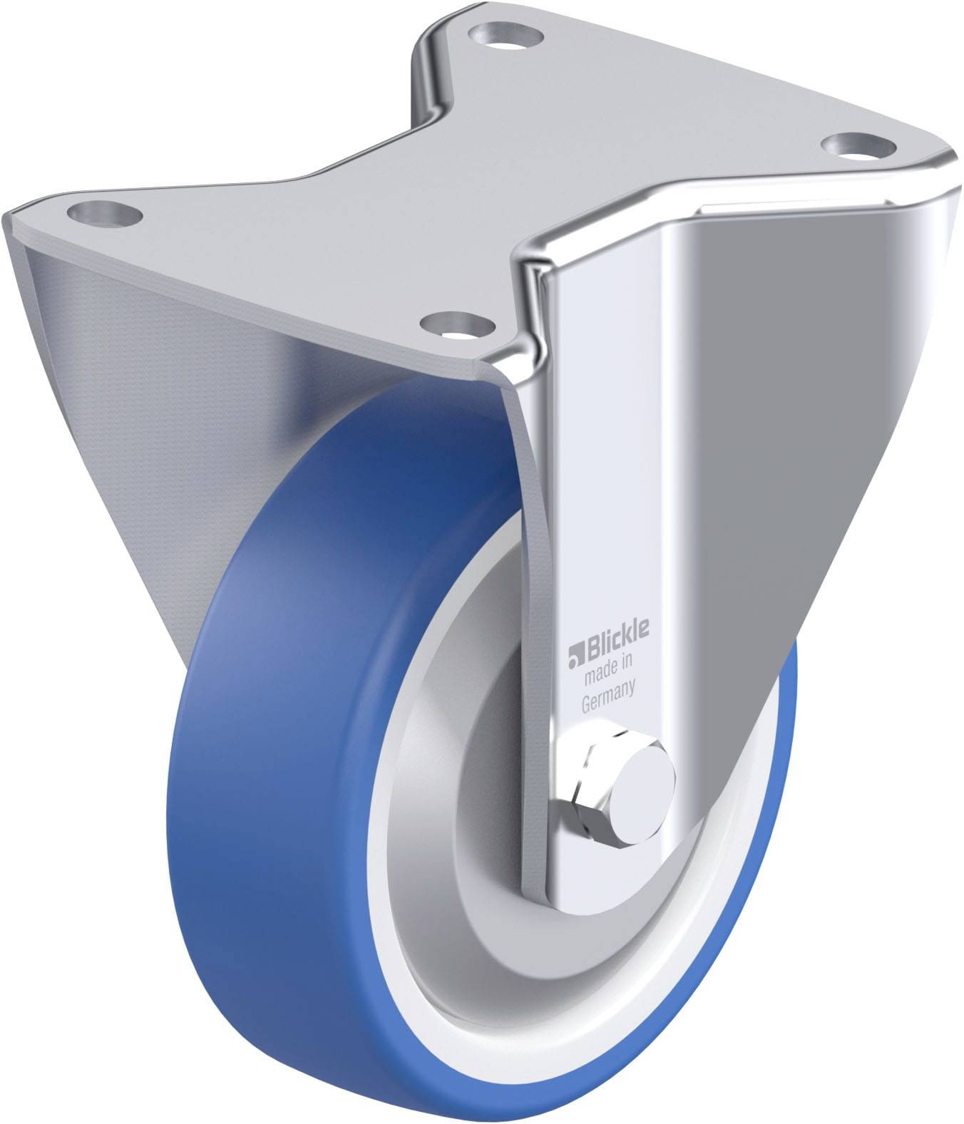 Blickle 938118 BH-POTHS 125K-3-FA Stahlblech-Bockrolle Rad-Durchmesser: 125 mm Tragfähigkeit (max.): 275 kg 1 St.