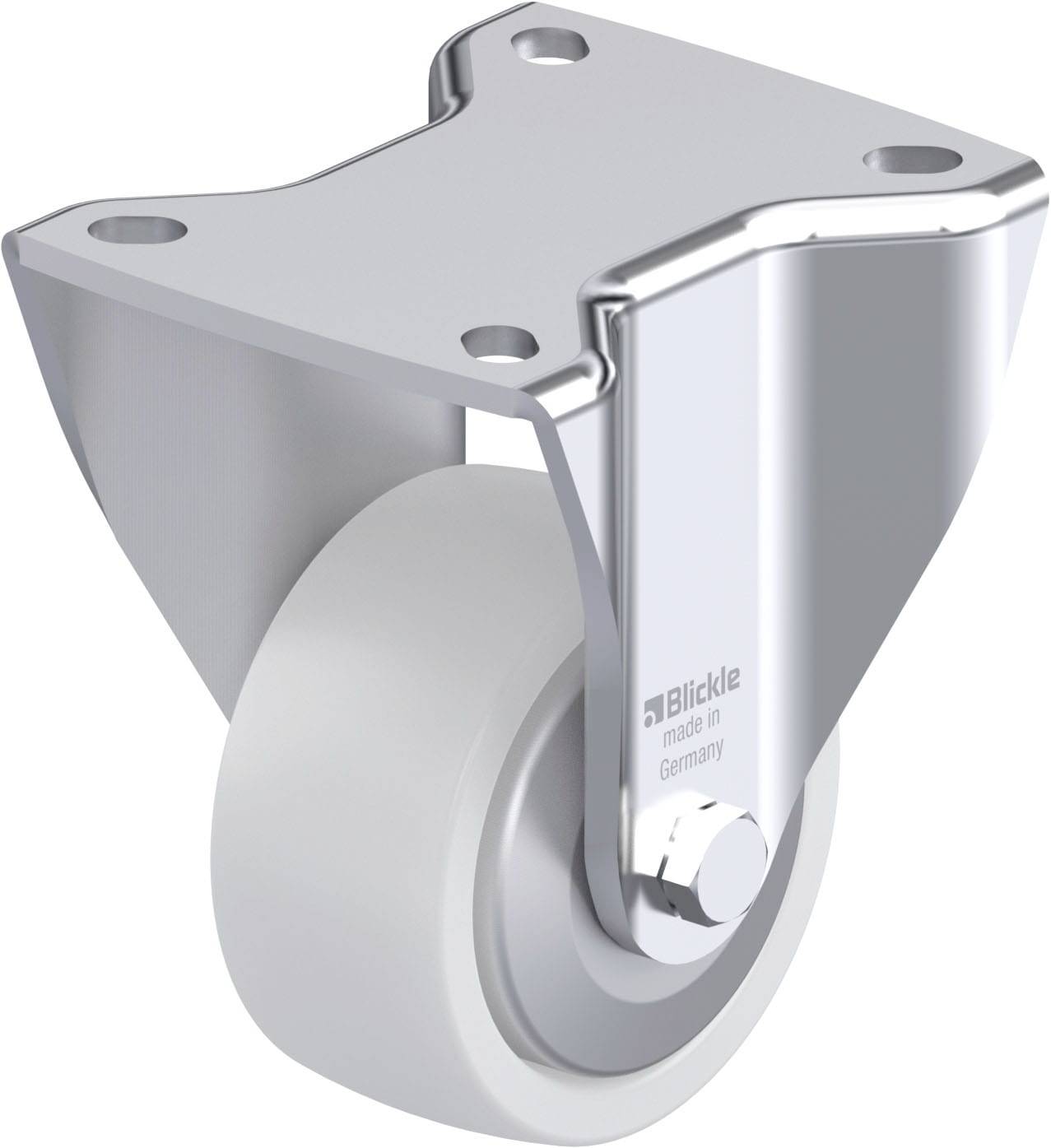 Thumbnail - Blickle 852903 BH-SPO 80G-FA Stahlblech-Bockrolle Rad-Durchmesser: 80 mm Tragfähigkeit (max.): 350 kg 1 St.