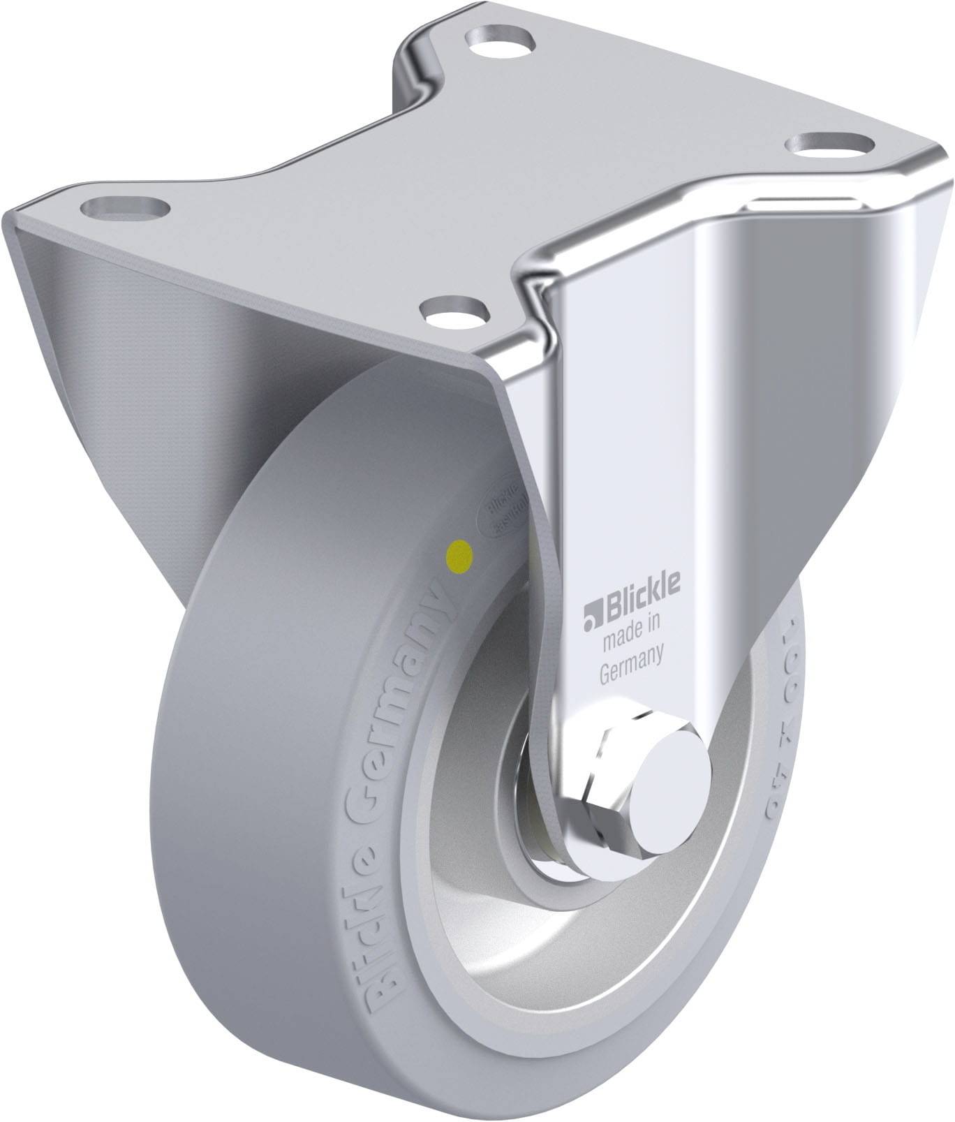 Blickle 936086 BK-ALEV 100K-1-SG-AS Stahlblech-Bockrolle Rad-Durchmesser: 100 mm Tragfähigkeit (max.): 200 kg 1 St.