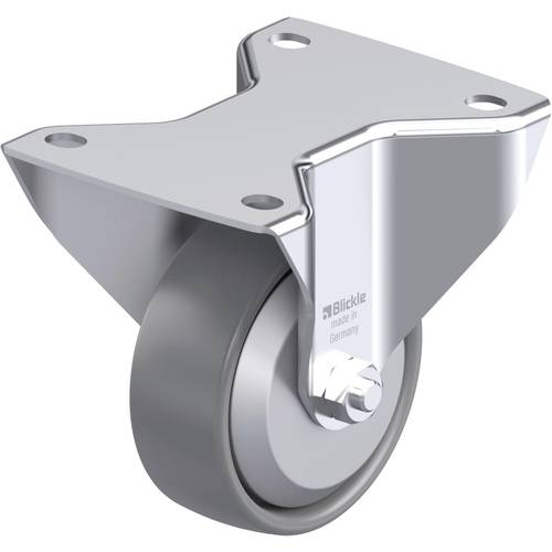 Thumbnail - Blickle 946596 BK-PO 100G-3-ELS-FA Stahlblech-Bockrolle Rad-Durchmesser: 100 mm Tragfähigkeit (max.): 280 kg 1 St.