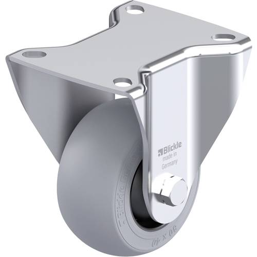 Thumbnail - Blickle 946455 BK-POES 80KF-SG Stahlblech-Bockrolle Rad-Durchmesser: 80 mm Tragfähigkeit (max.): 110 kg 1 St.