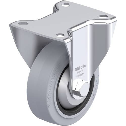 Thumbnail - Blickle 851389 BK-POEV 100KAD-1-SG-FA Stahlblech-Bockrolle Rad-Durchmesser: 100 mm Tragfähigkeit (max.): 200 kg 1 St.