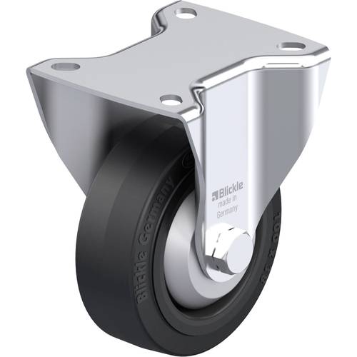 Thumbnail - Blickle 851386 BK-POEV 100XR-1-FA Stahlblech-Bockrolle Rad-Durchmesser: 100 mm Tragfähigkeit (max.): 200 kg 1 St.